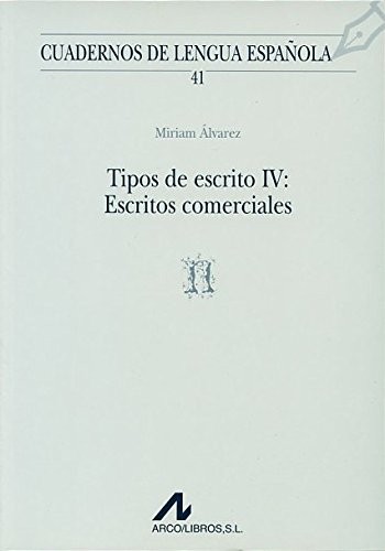 Cover for Tipos de escrito IV