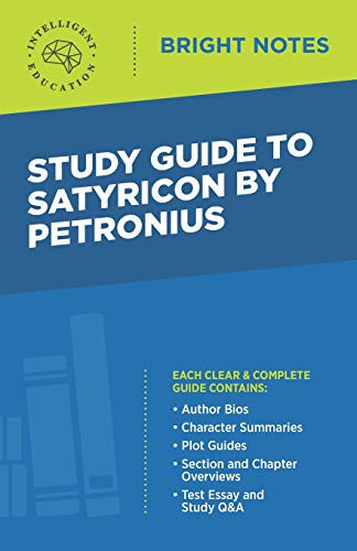 Cover for Study Guide to Satyricon by Petronius