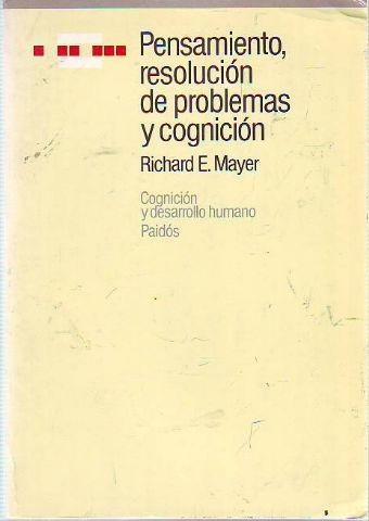 Cover for Pensamiento, Resolucion De Problemas Y Cognicion