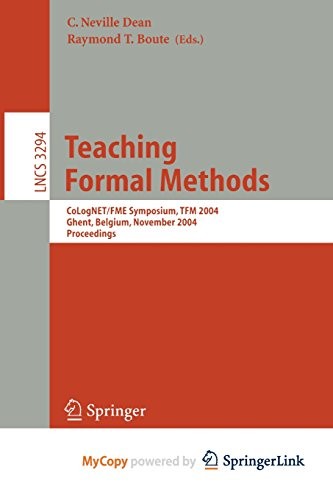 Cover for Teaching Formal Methods