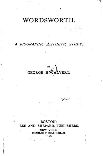 Cover for Wordsworth.