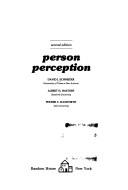 Cover for Person perception