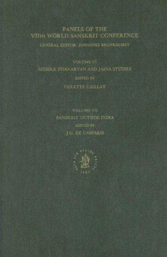 Cover for Middle Indo-Aryan and Jaina Studies/Sanskrit Outside India/Volumes 6 and 7 Bound in 1 Book (Panels of the Viith World Sanskrit Conference)