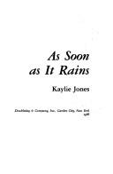Cover for As soon as it rains