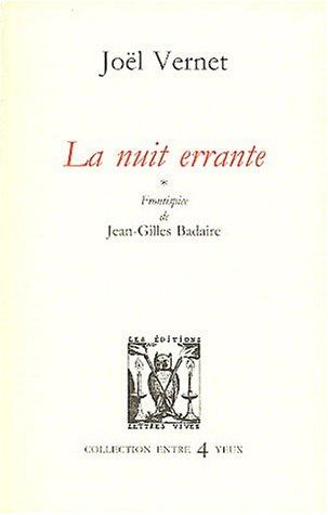 Cover for La nuit errante