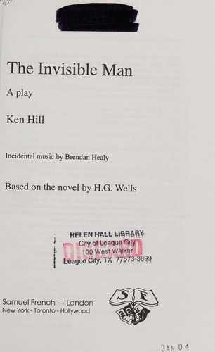 Cover for The invisible man