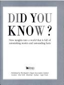 Cover for Did You Know?