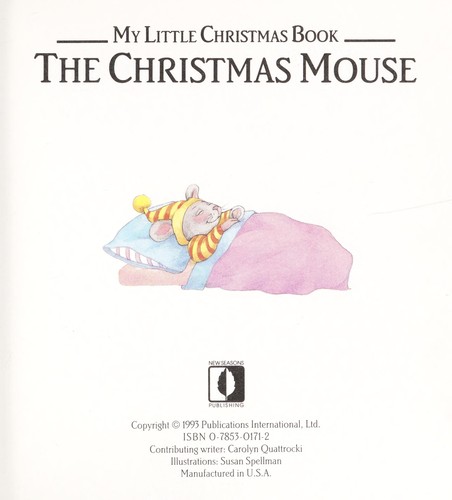 Cover for The christmas mouse