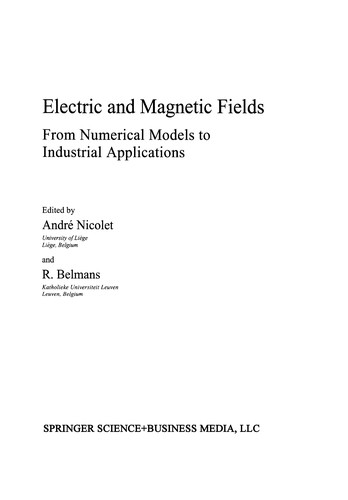 Cover for Electric and Magnetic Fields