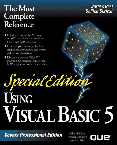 Cover for Using Visual Basic 5