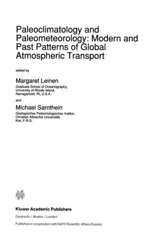 Cover for Paleoclimatology and paleometeorology