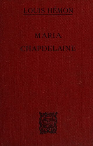 Cover for Maria Chapdelaine