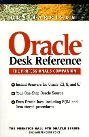 Cover for Oracle Desk Reference