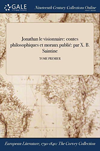 Cover for Jonathan le visionnaire : contes philosophiques et moraux publié