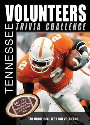 Cover for Tennessee Volunteers Trivia Challenge