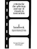 Cover for Criteria for the Selection and Use of Visuals in Instruction
