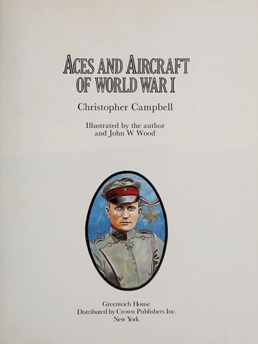 Cover for Aces and aircraft of World War I