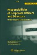 Cover for Responsibilities of Corporate Officers and Directors (2006-2007)
