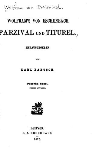Cover for Parzival und Titurel