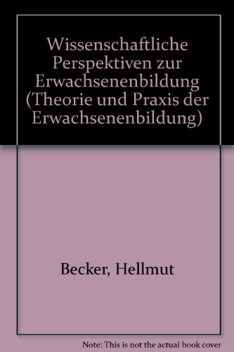 Cover for Wissenschaftliche Perspektiven zur Erwachsenenbildung