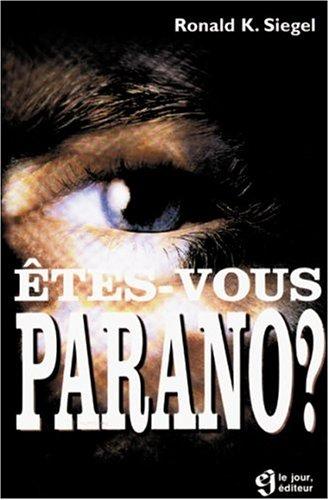 Cover for Etes-vous [parano?]