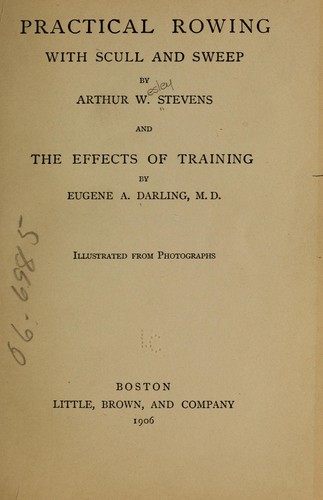 Cover for Practical rowing with scull and sweep