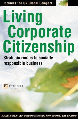 Cover for Living Corporate Citizenship