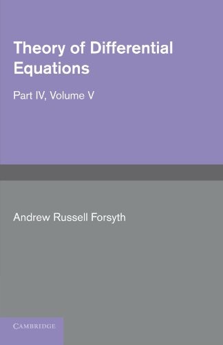 Cover for Theory of Differential Equations