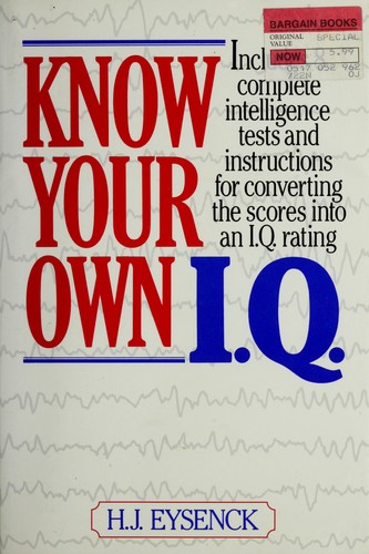 Cover for Know Your IQ