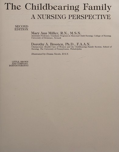 Cover for The childbearing family