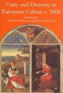 Cover for Unity and Diversity in European Culture c.1800 (Proceedings of the British Academy)