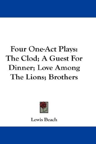 Cover for Four One-Act Plays