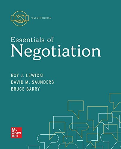 Cover for Essentials of Negotiation