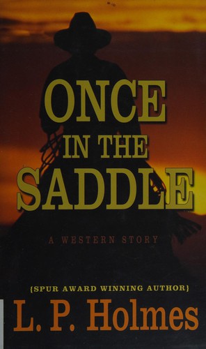 Cover for Once in the saddle