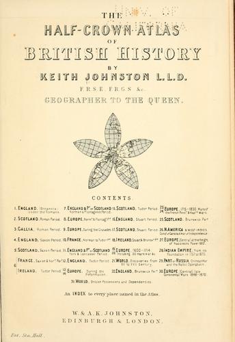Cover for The half-crown atlas of British history