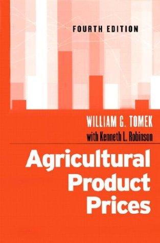 Cover for Agricultural product prices