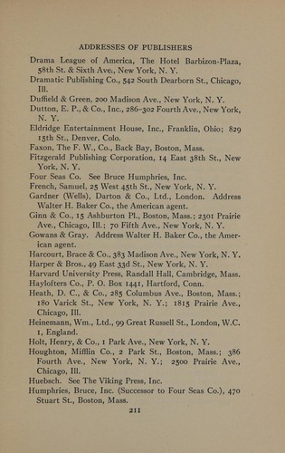 Cover for The work of the little theatres