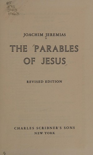 Cover for Parables of Jesus Collection