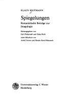 Cover for Spiegelungen