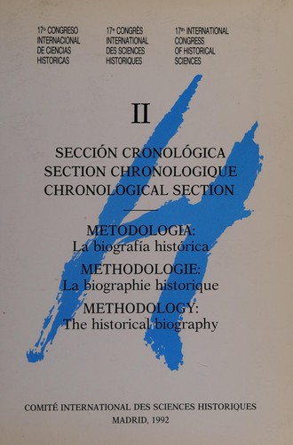 Cover for Seccion Cronologica Trilingual Edition
