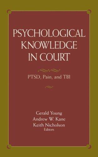 Cover for Psychological Knowledge in Court