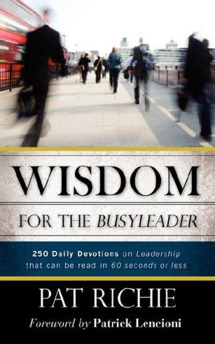 Cover for Wisdom for the BusyLeader