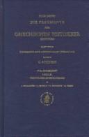 Cover for Die Fragmente Der Griechischen Historiker: Biography and Antiquarian Literature : Iva : Biography : Fascicle 3 