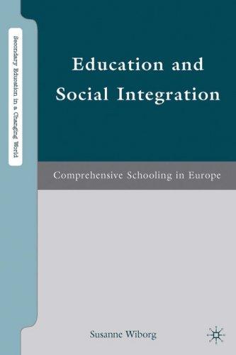 Cover for Education and social integration