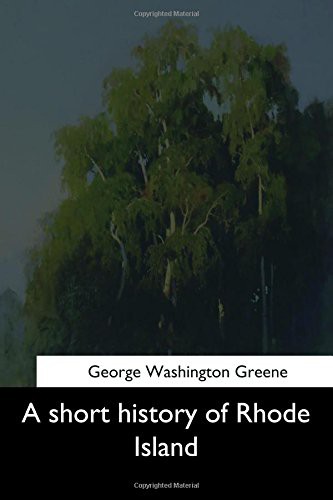Cover for A short history of Rhode Island
