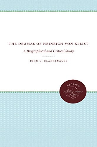 Cover for Dramas of Heinrich Von Kleist