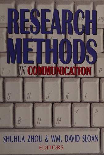 Cover for Research methods in communication
