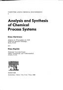 Cover for Analysis and synthesis of chemical process systems
