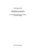 Cover for Föderalismus