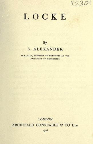 Cover for Locke
